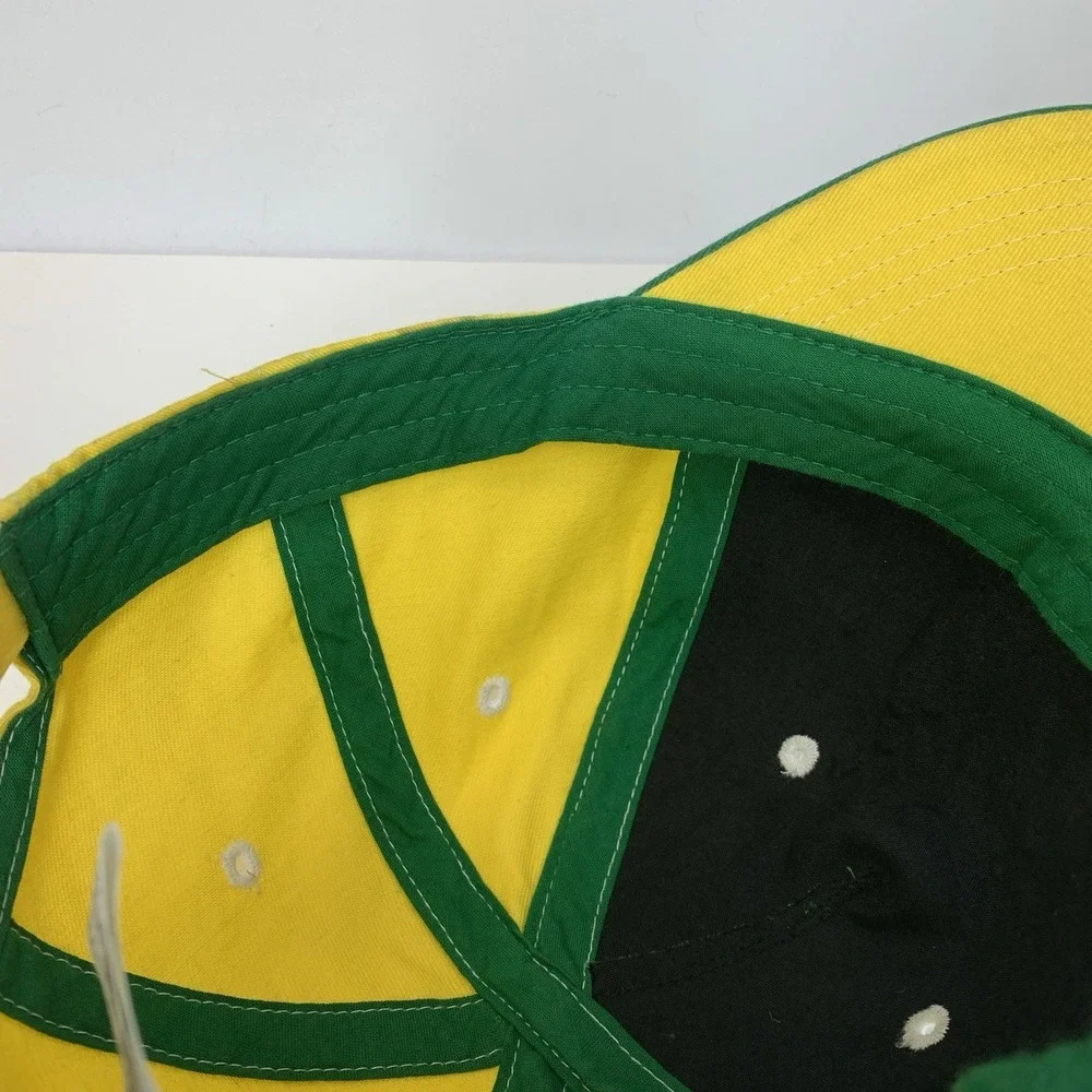 Green Yellow CHILD Nike Hat 2000s Adjustable Cotton Baseball Cap